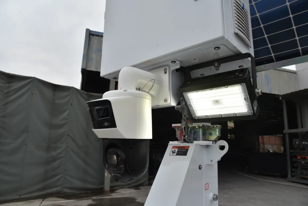 Solar CCTV Tower